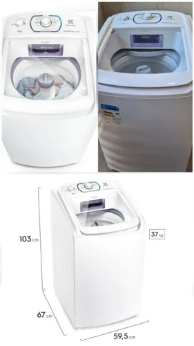 MÁQUINA DE LAVAR ROUPAS ELECTROLUX - 11 KG_*<br>