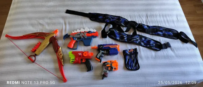 Lote de arminhas Nerf