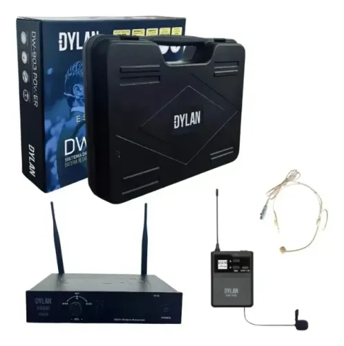 Sistema De Transmissao Dylan S/ Fio Bodypack Uhf Dw903 Power