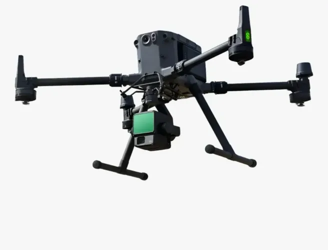 Drone matrice 350 rtk com base e câmera lidar zenmuse L2
