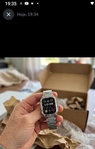 Smartwatch Prateado 