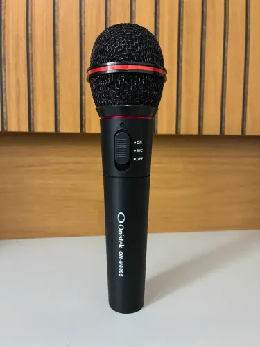 Microfone sem fio profissional para, show, palestra, karaokê, igreja - Produto Novo