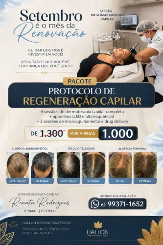 Dermoterapeuta capilar Renata Rodrigues 