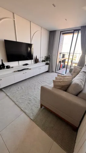 Tapete cinza bege para sala recém comprado!Dimensoes 2,5 x 3 metros