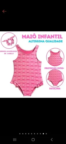 MAIÔ INFANTIL 2 Anos