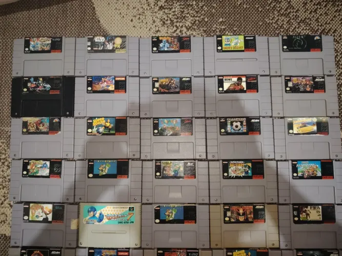 Jogos de super Nintendo preços variados