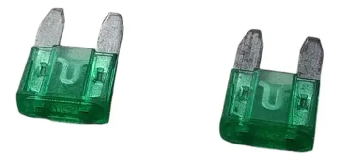 Kit C/ 2 Modulo Mini Fusíveis 30 (verde)