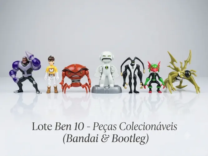 Lote Ben 10 - Peças Colecionáveis (Original Bandai & Bootleg)