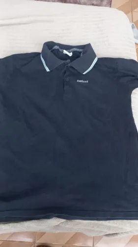 Blusa gola Polo preta