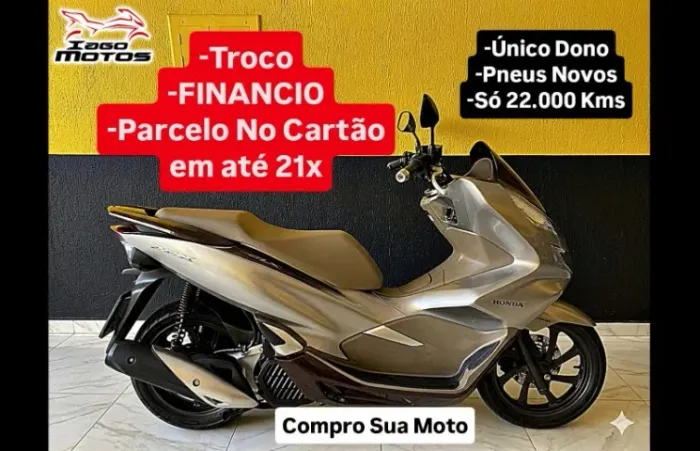 Honda PCX 150 DLX ABS 2022, Só 22.000 Kms, fan bros xre 125 160 lead neo elite sh biz nmax