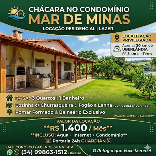 Aluguel Chácara Mensal