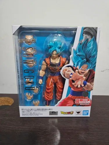 Sh figuarts Goku super saiyan blue lacrado