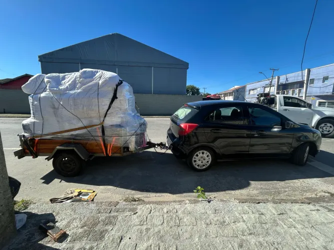 Frete mudança carreto transporte viagem de paranagua litoral