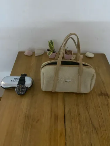 Bolsa de Mão Feminina Rafitthy Bege Original Usada