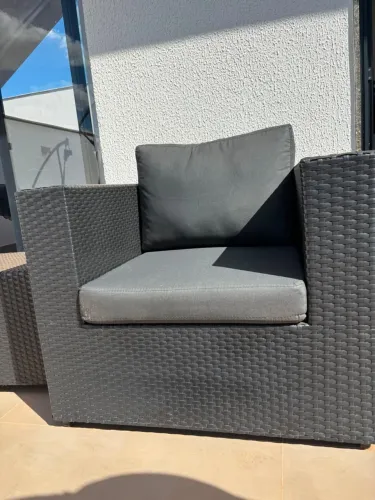 Conjunto 4 poltronas de fibra