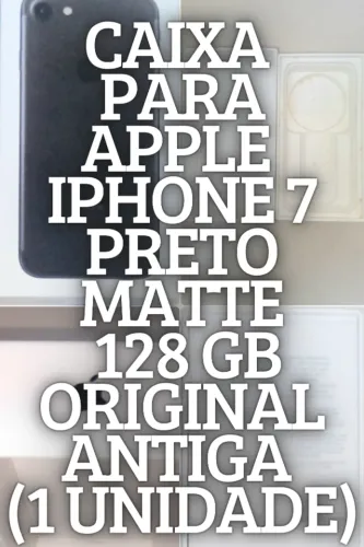 Caixa para iPhone 7 Original Antiga
