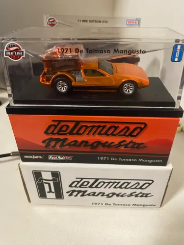 Hot wheels RLC detomaso + mustang 09