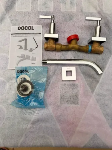 Torneira misturador de parede docol stilo com valvula 