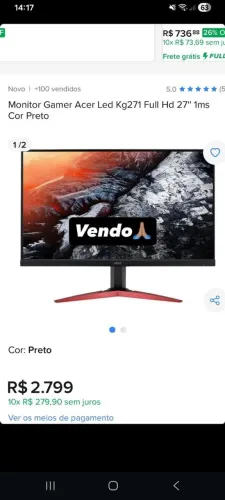 Tela de pc gamer