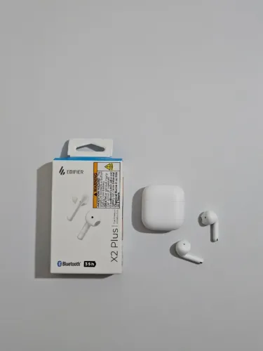 Fone de Ouvido Bluetooth 6.0 IP54 TWS Edifier X2 Plus Branco
