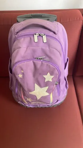 Mochila Roxa e Lancheira Xtrem
