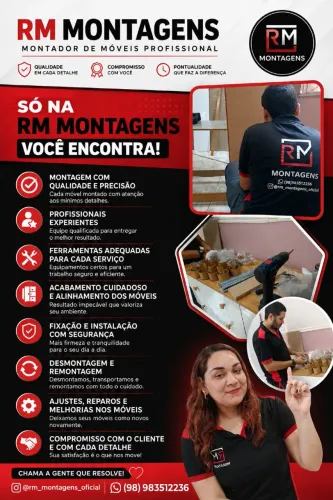 Montador de móveis profissional