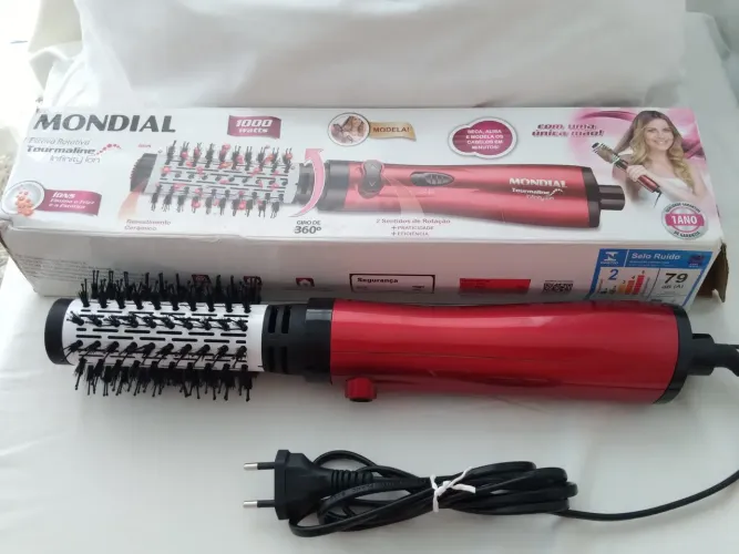 ESCOVA ROTATIVA TOURMALINE MONDIAL 220V
