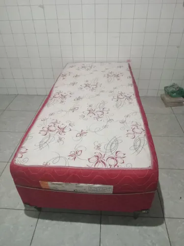 Cama box espuma solteiro 