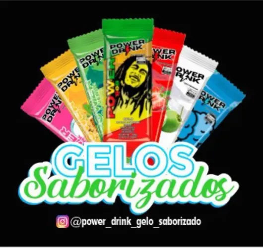 Gelo, saborizado, sabor.