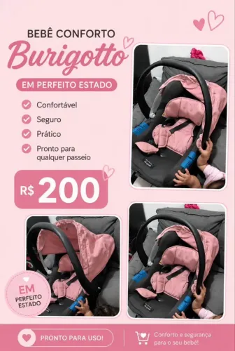 Bebê conforto burigotto