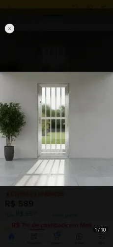PORTA COM VIDRO PALITO