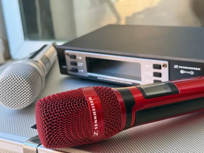 Microfone sem fio Senheriser 