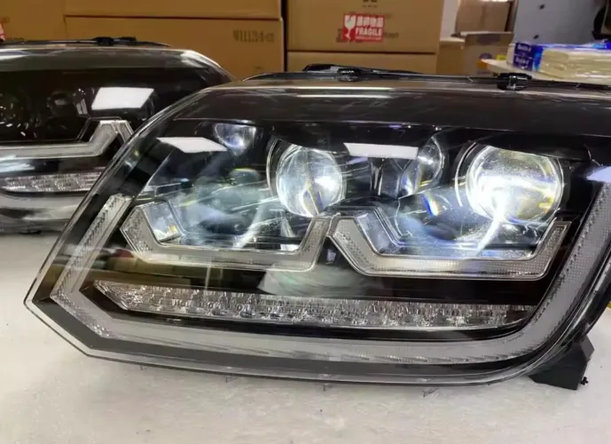 Par de Farol Full led Linha Premium V6 da 2011 até 2024