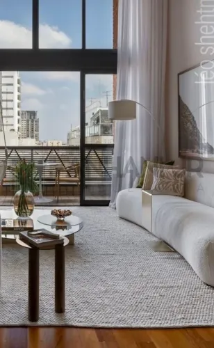 Loft de Luxo no Coração de São Paulo: 1 Quarto, 1 Suíte, 3 Salas, 2 Banheiros, 2 Vagas - 8