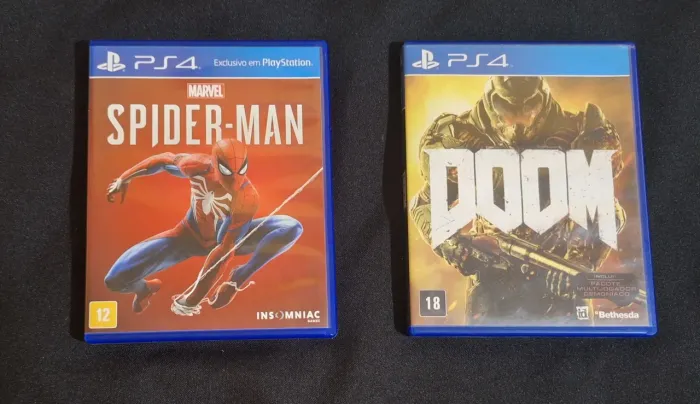 Jogos Mídia física PS4 em excelente estado.