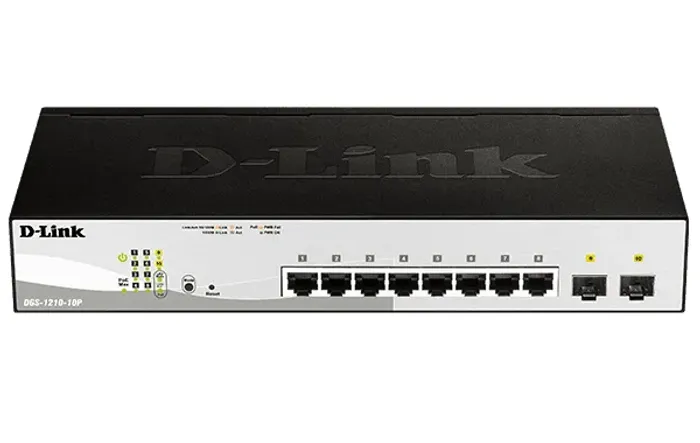 Switch PoE D-Link DGS-1210-10P