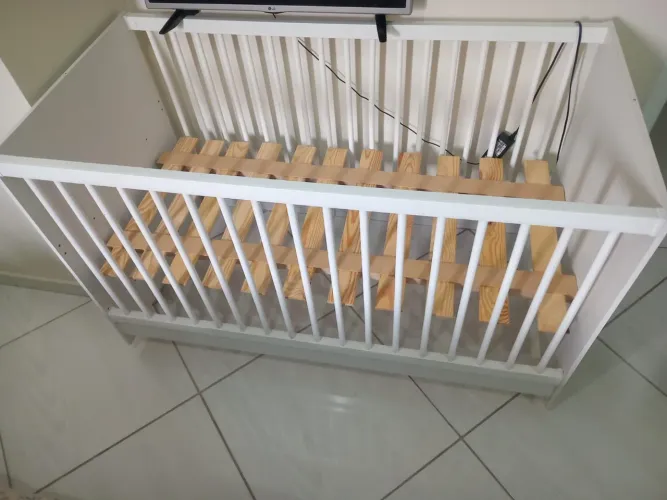 CAMA BERÇO 2 EM 1 PARA ATE 3 ANOS