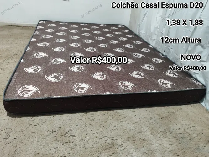 Colchão Casal Espuma D20 NOVO ENTREGO