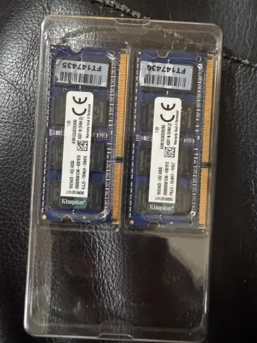 Kit 16GB Memória RAM Notebook Kingston DDR3 1333MHz (2x 8GB) - Perfeito Estado