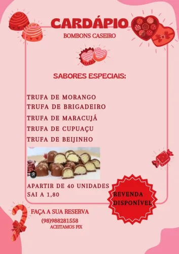 Bombom caseiro