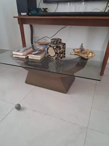 Mesa de Centro de Vidro