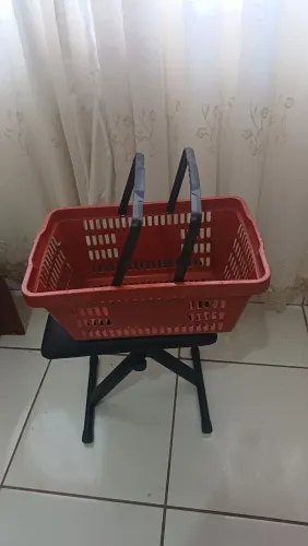 Cesto para lojas kit com 3