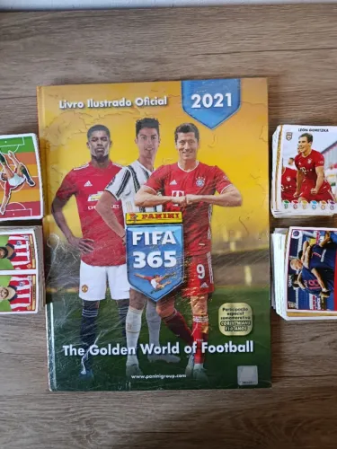 Álbum FIFA 365 2021 Panini Completo Figurinhas Solta Para Colar Capa Dura Lacrado Original