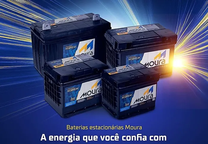 Bateria Moura 240Ah Estacionária 