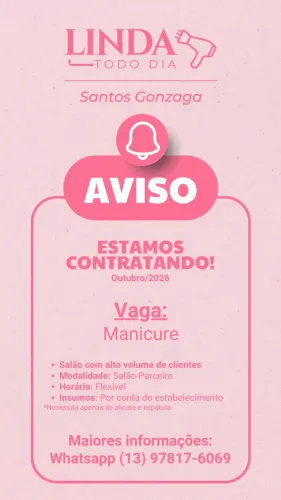 Contrata-se Manicure