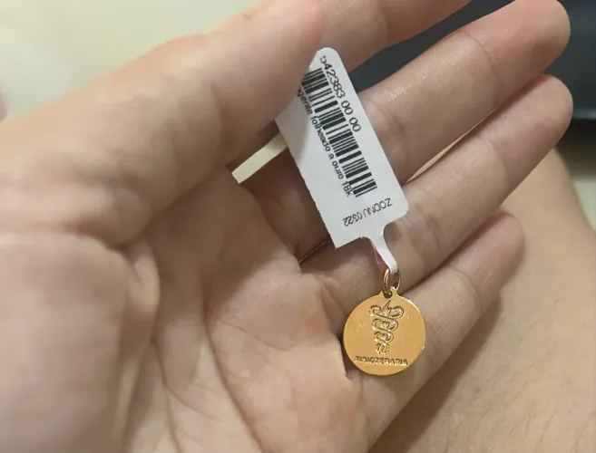 Medalha profissão Fisioterapia