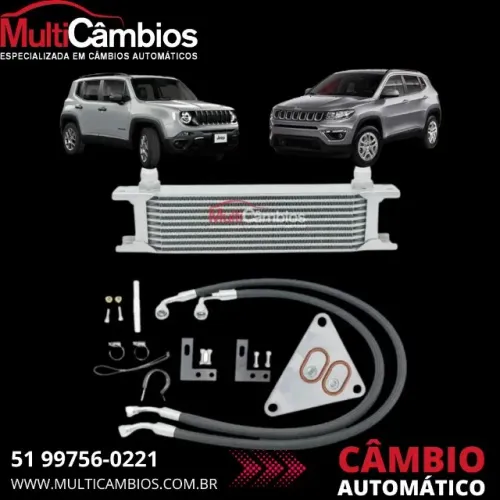 Kit radiador de oleo já - Solução definitiva cambio TF72 fiat toro jeep compass renegade