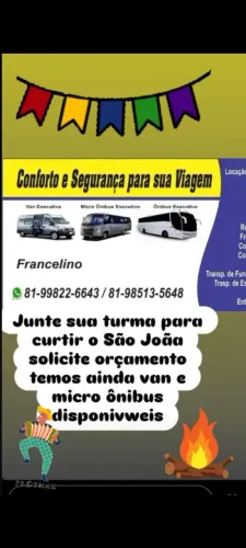 Locação de van , microônibus e ônibus 
