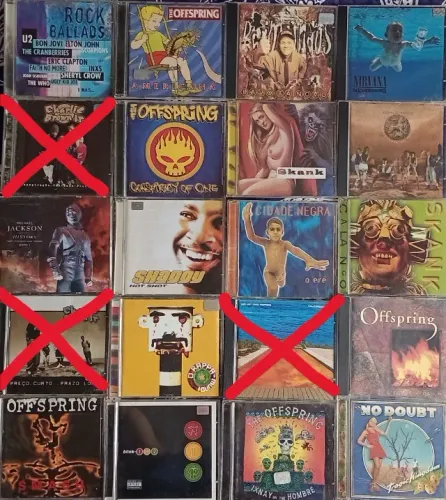 Vendo coleção de Cd's - Preço Unitário Raimundos, Skank, Cidade Negra, O Rappa....