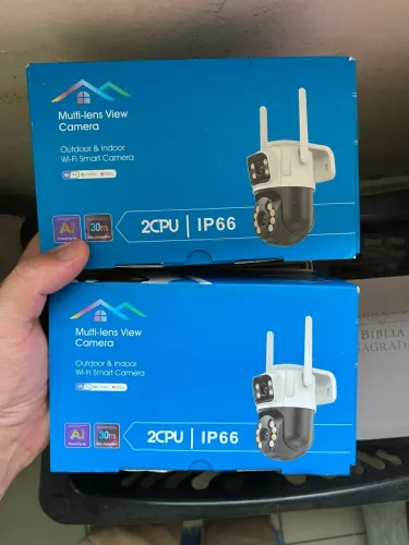 Kit 2 câmeras Wifi com Visão Noturna